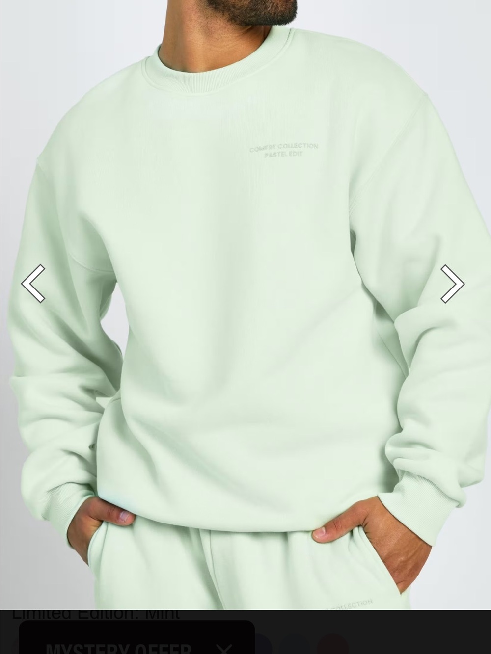 Pastel COMFRT Crewneck (Medium, “Mint”)